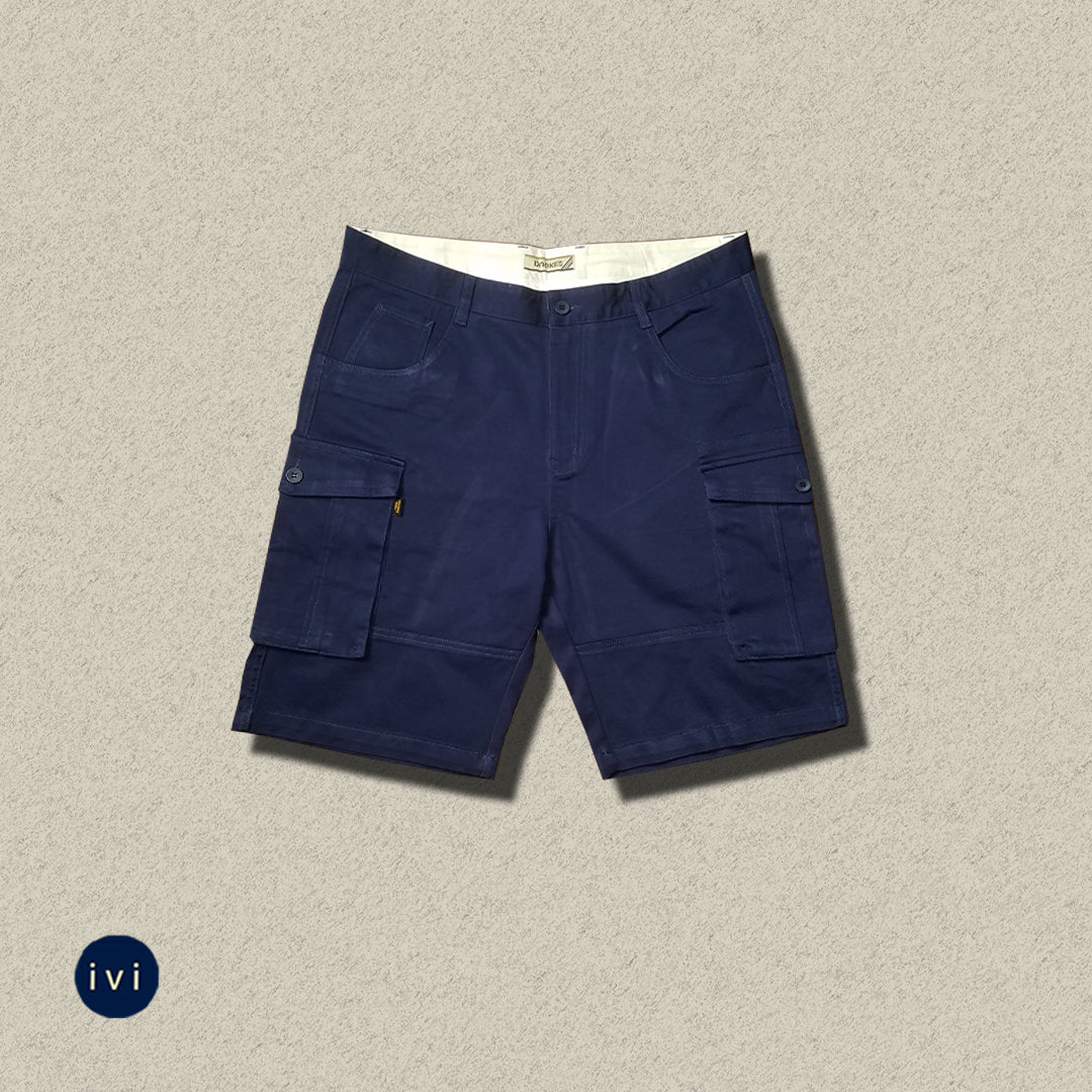 Navy blue cargo short