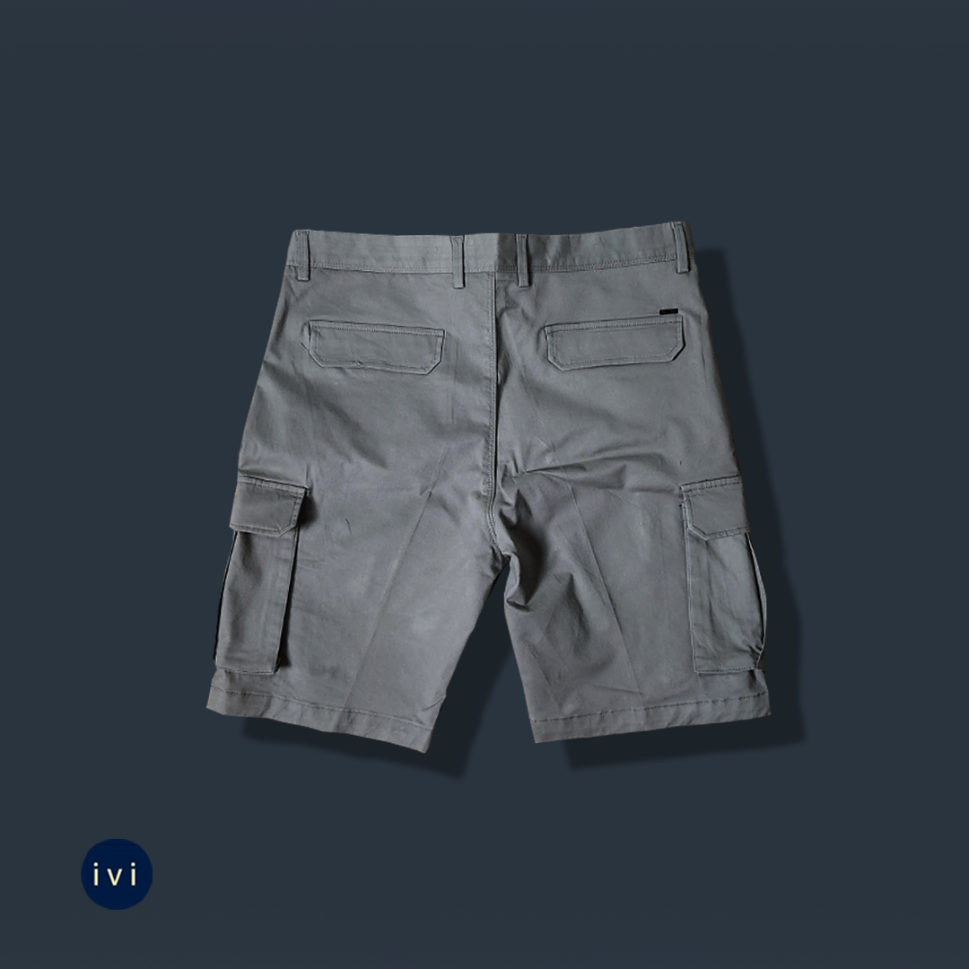Dark  Ash Cargo Shorts