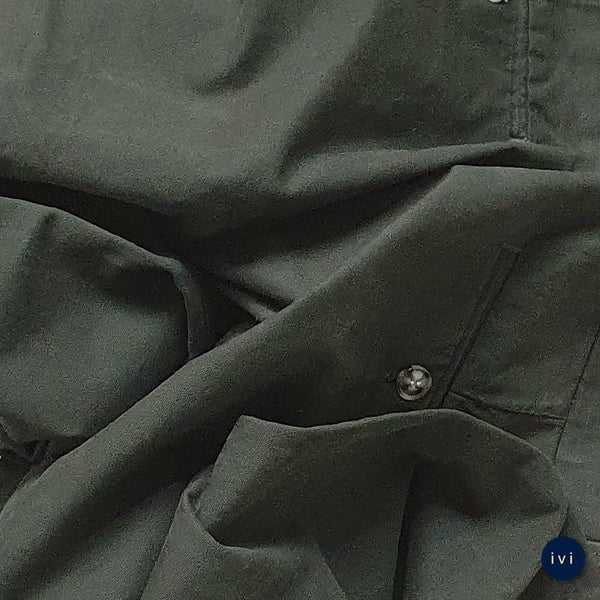 Military green straight cut chinos trouser