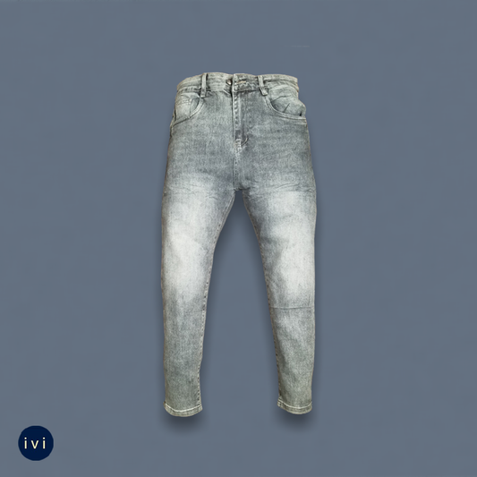 Faded Industrial Grey Jeans