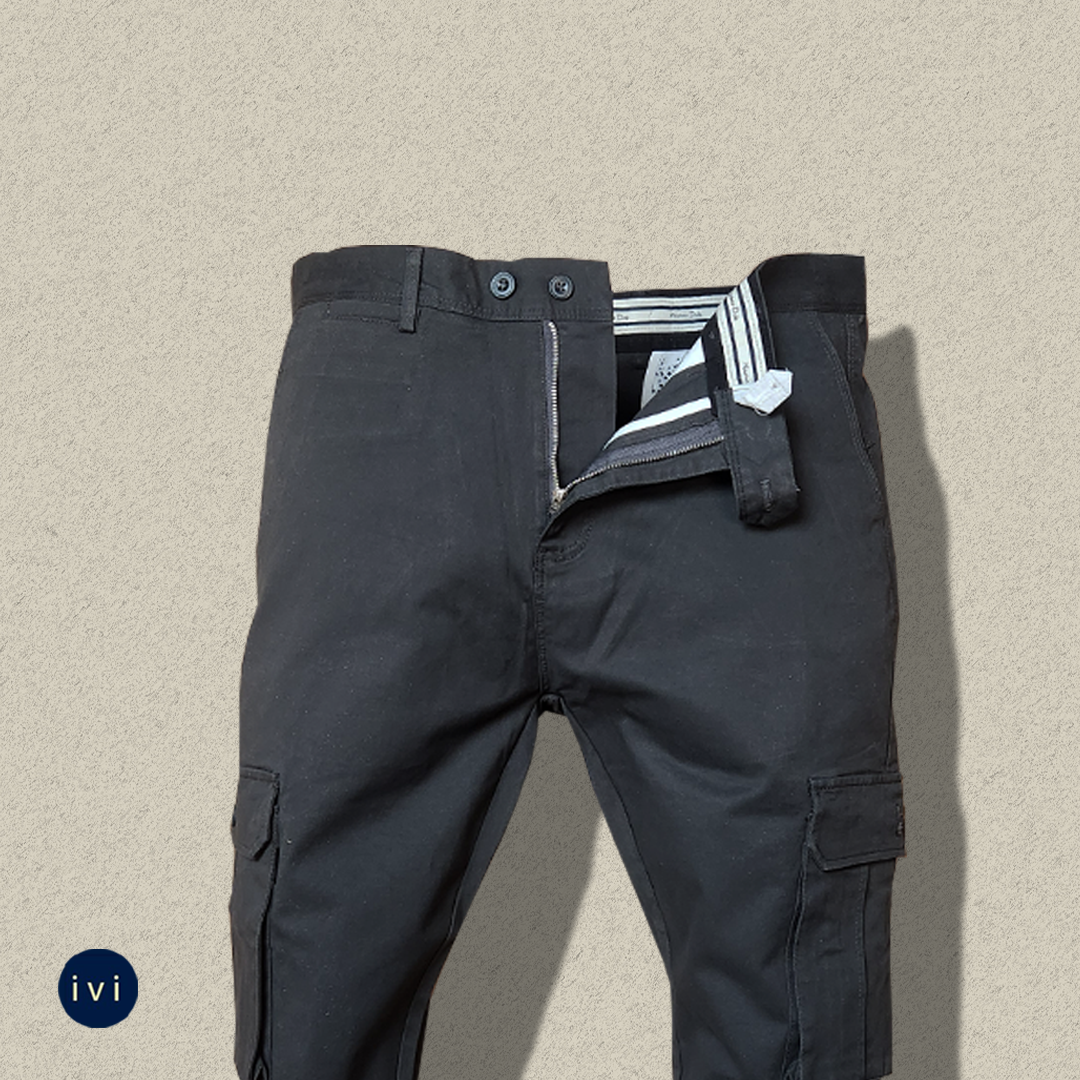 Dark Grey Cargo Pants