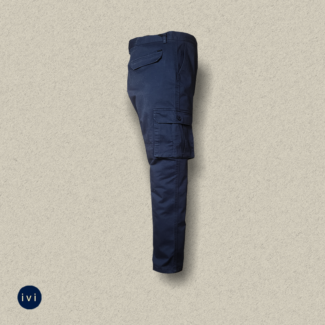 Navy Blue Cargo Pants