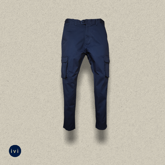 Navy Blue Cargo Pants