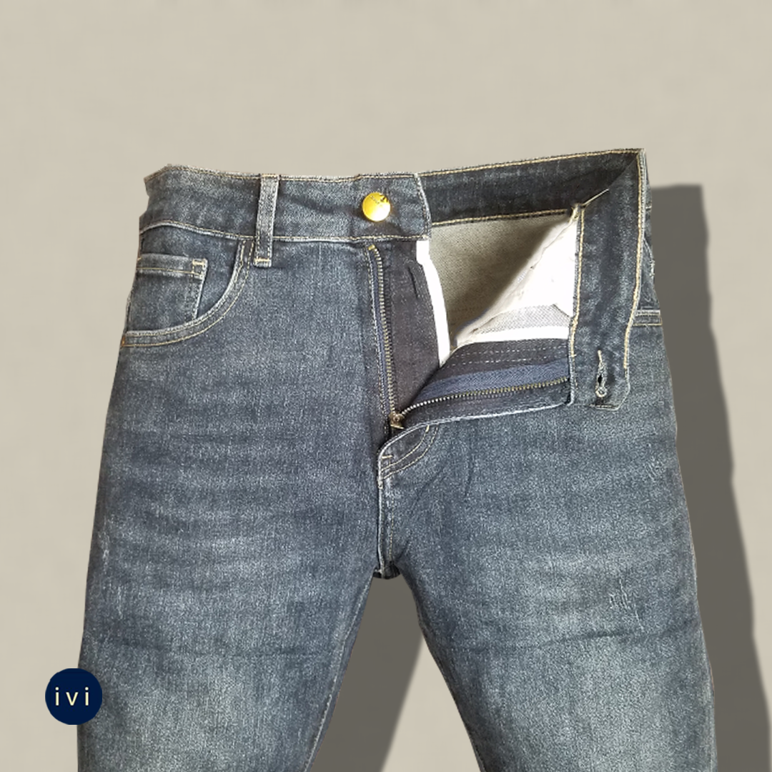 Ultra marine indigo jeans