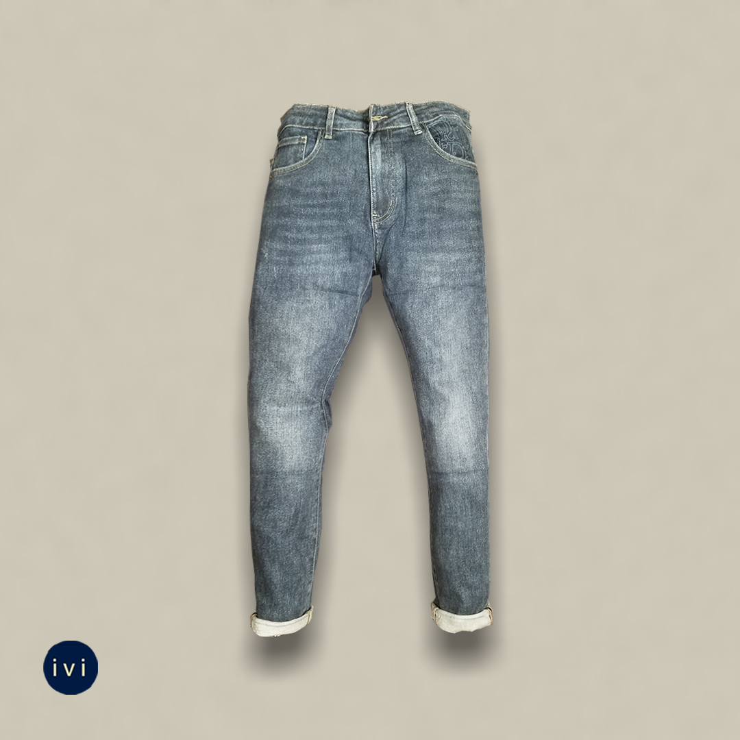 Ultra marine indigo jeans