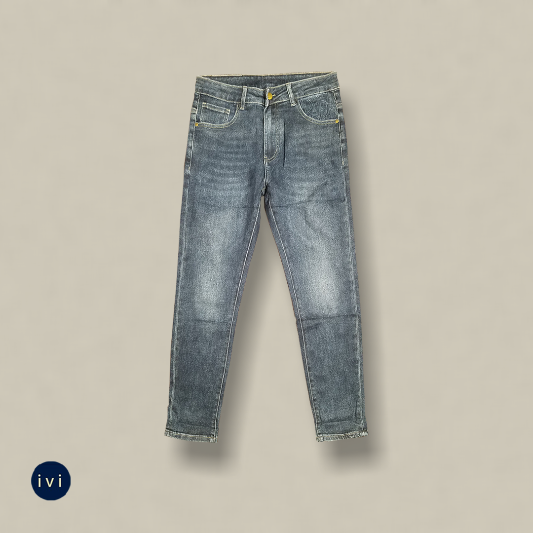 Ultra marine indigo jeans