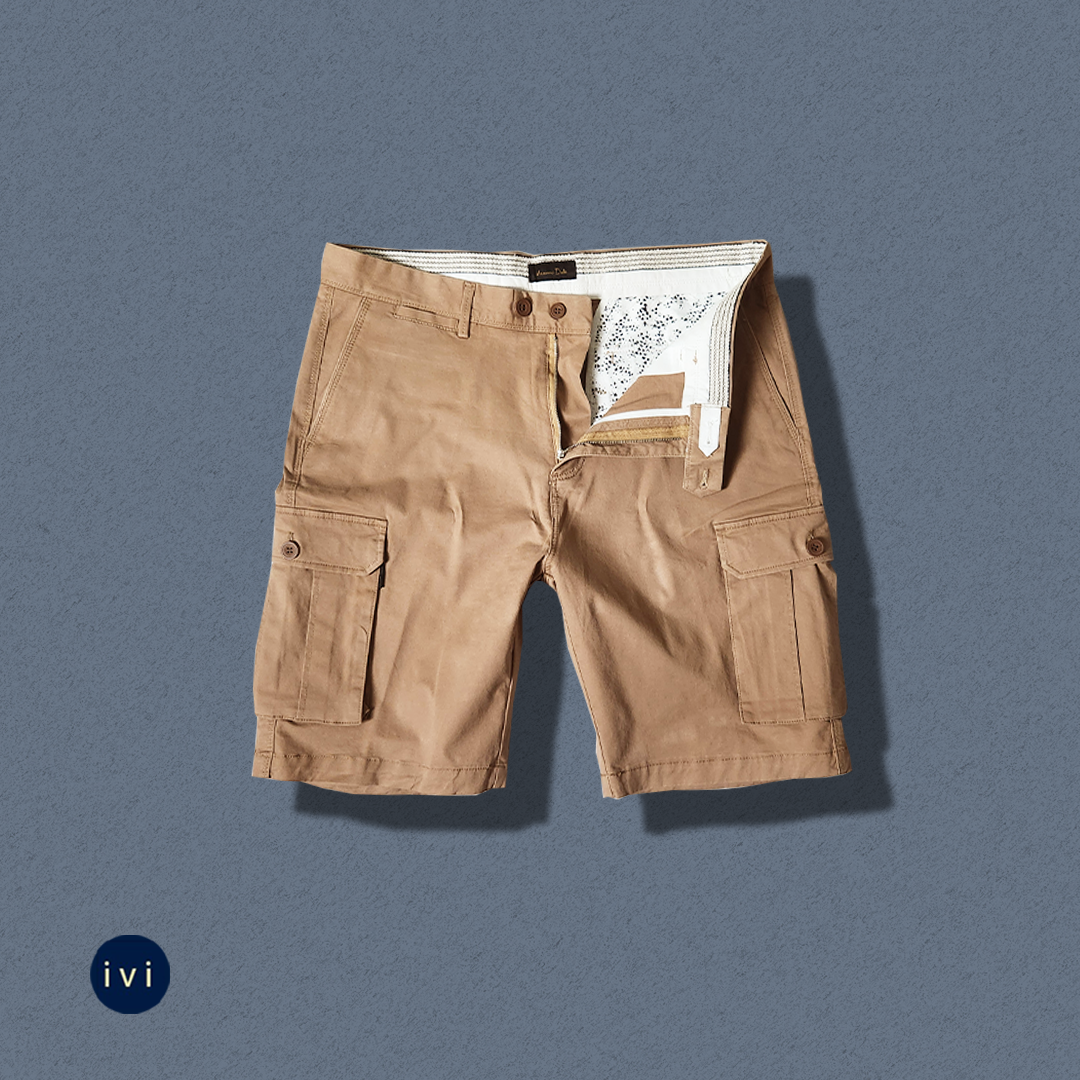 Light Brown Cargo Shorts