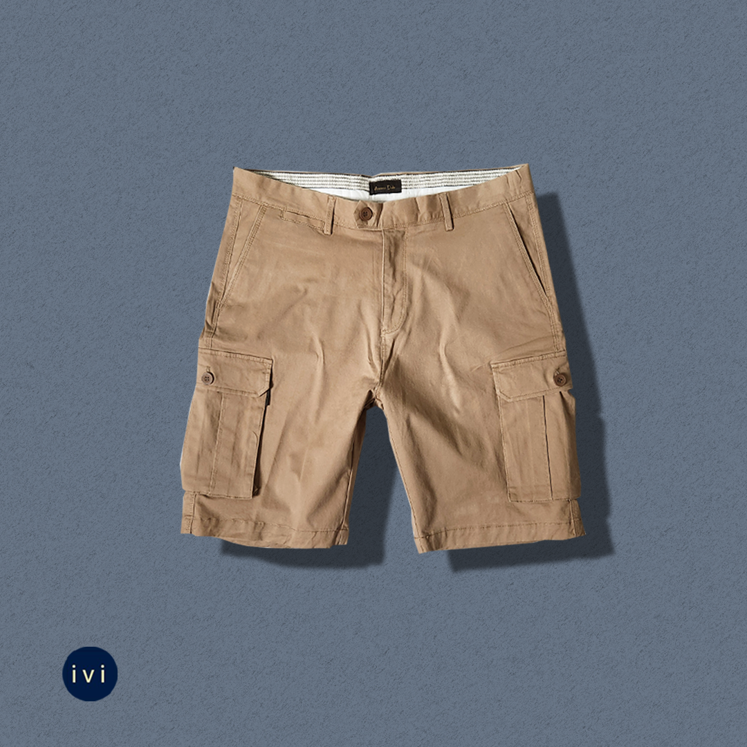 Light Brown Cargo Shorts