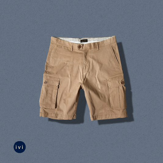 Light Brown Cargo Shorts