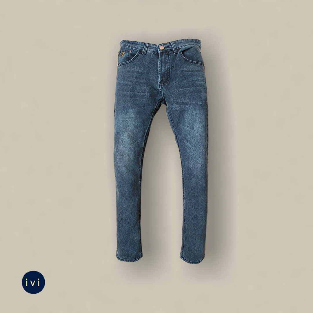 Vintage Sanded Indigo Denim