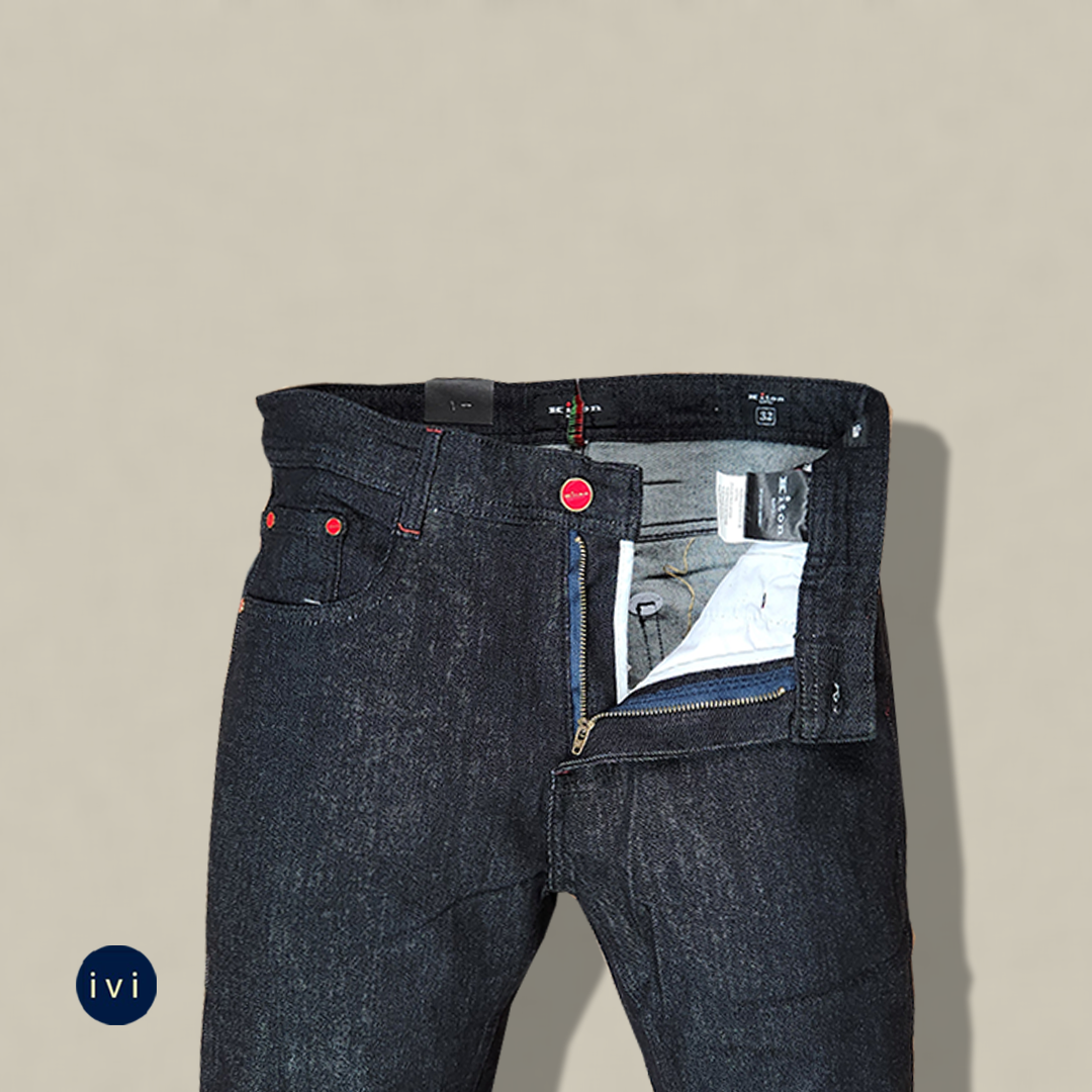 Slim-Straight Jet Black Denim