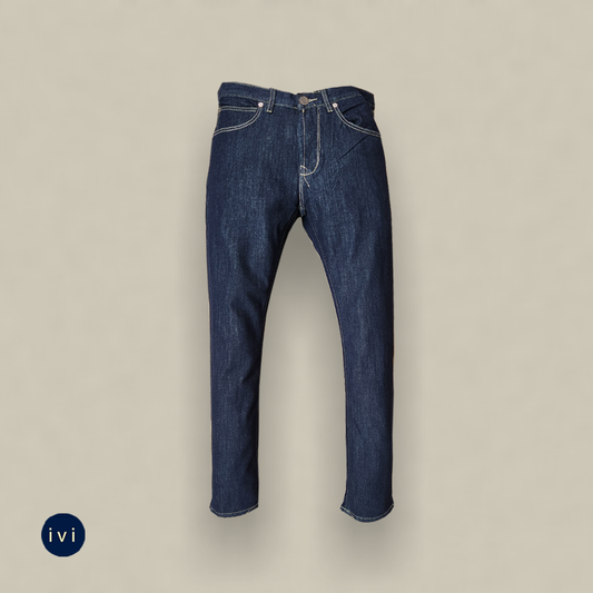 Slim-  straight deep indigo selvedge