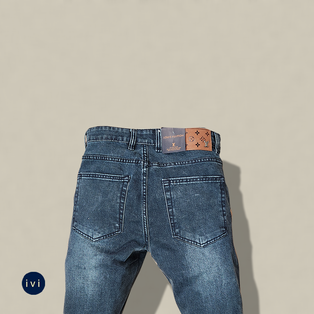 Vintage Sanded Indigo Denim