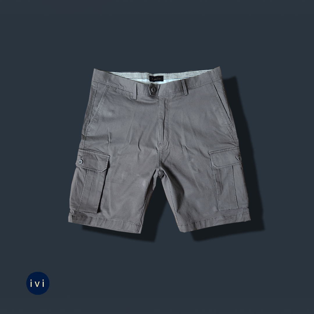 Dark  Ash Cargo Shorts