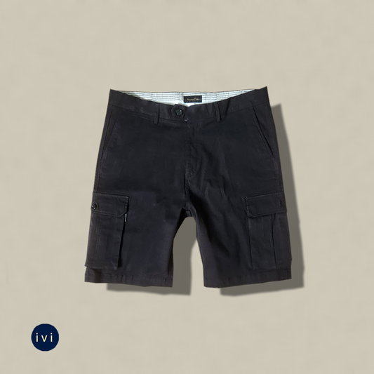 Black cargo short