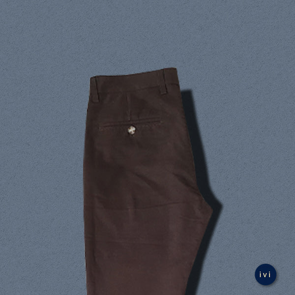 Coffee brown  chinos trouser straight cut