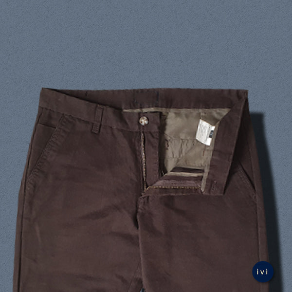 Coffee brown  chinos trouser straight cut