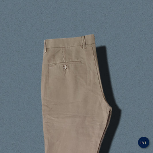 Mink straight cut chinos trouser